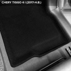 3D коврики EVA с бортами Chery Tiggo 4 I (2017-н.в.)