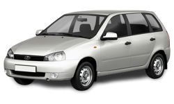 2D коврики EVA в салон и багажник на Lada Kalina I универсал (2004-2013)