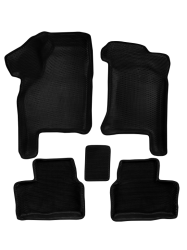 3D коврики EVA с бортами в салон  на Lada Priora рестайлинг (2013-2018)