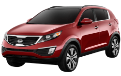 2D коврики EVA в салон и багажник на Kia Sportage III SL (2010-2016)